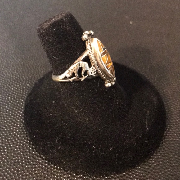 Steve Francisco Inlaid Spiny Oyster Ring - Picture 3 of 4